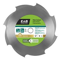 12" x 8 Teeth Fiber Cement  Industrial Saw Blade Recyclable Exchangeable